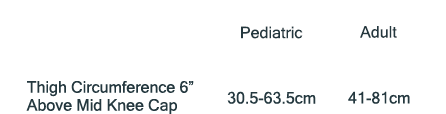 Product size chart